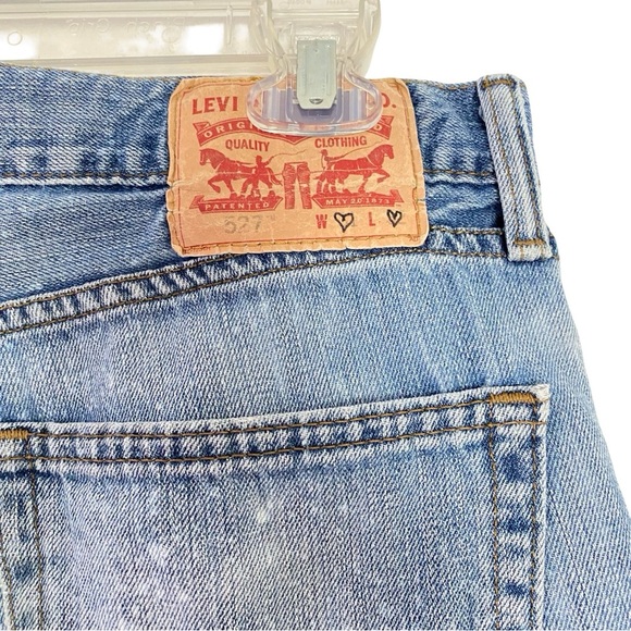 Levi’s Patchwork Jeans Waist 28 Womens Size 6 Small Flare Wide Leg Handmade Blue - Picture 5 of 15